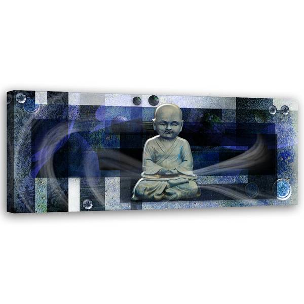 Wandbild buddha 90 x 30 cm