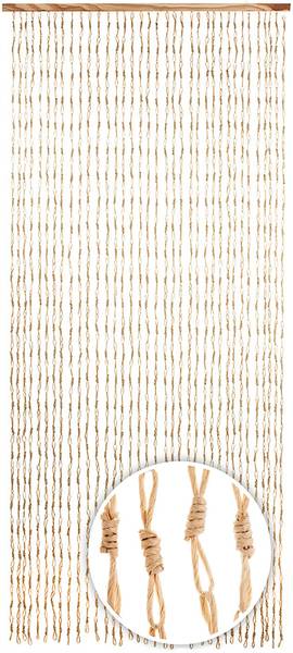 Vorhang CIRCLES Beige - Papier - 90 x 200 x 2 cm