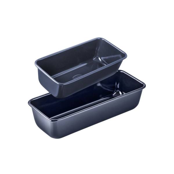 Lot de 2 moules à cake Bleu - Fer - 61 x 27 x 16 cm