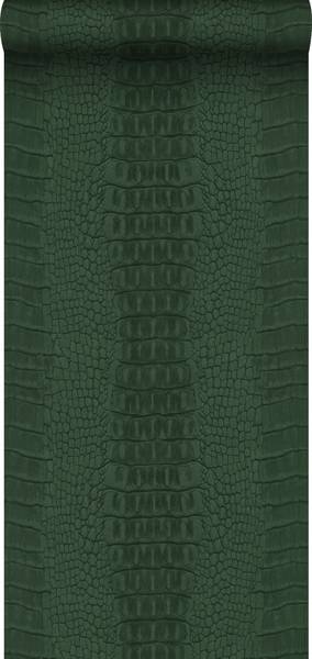 Tapete 347776 Grün - Fleece - 53 x 1005 x 53 cm
