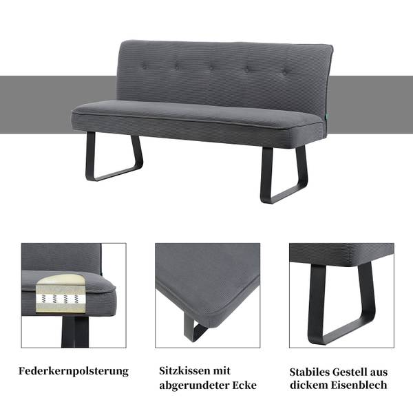 Sitzbank EMILIA Grau