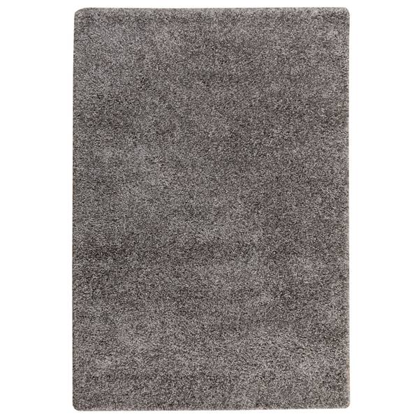 Hochflorteppich Twilight Grau - Polypropylen - 133 x 195 cm