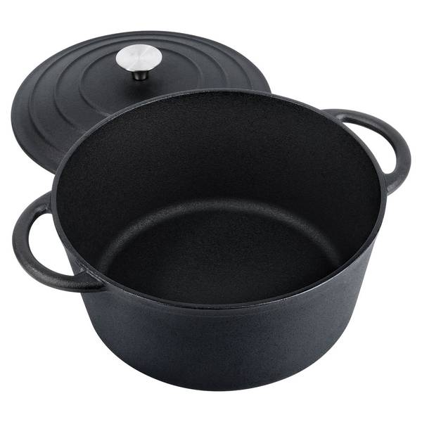 Topf 199075 Schwarz - Metall - 26 x 12 x 33 cm