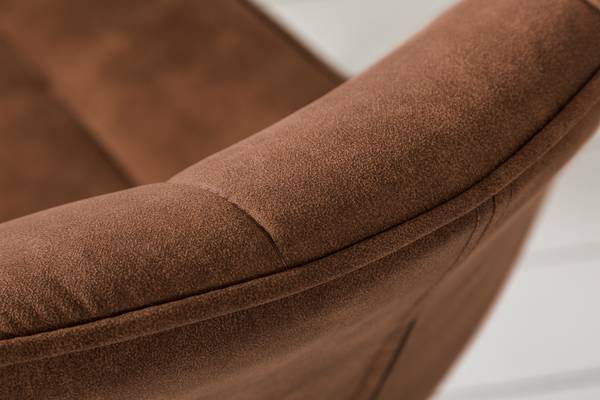 Stuhl MIAMI Braun - Microfaser - Polyester - 46 x 88 x 63 cm