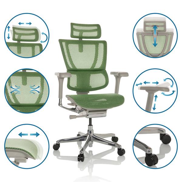 Chefsessel ERGOHUMAN SLIM G GEN2 Grün