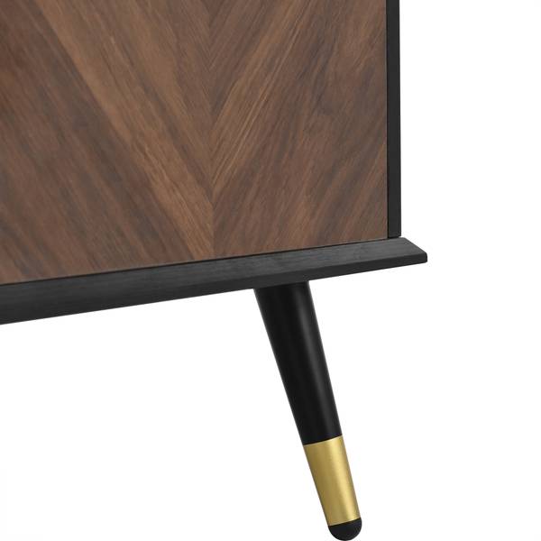 Sideboard Lelantos Ⅰ Braun - Holzwerkstoff - 140 x 80 x 40 cm