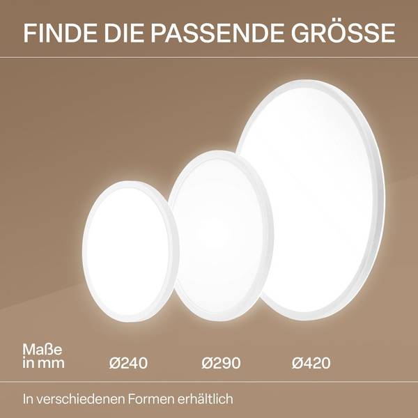 LED Deckenleuchte BKL1643 Weiß