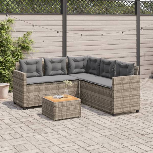 Gartensofa 3034094-2 (2-teilig) Grau