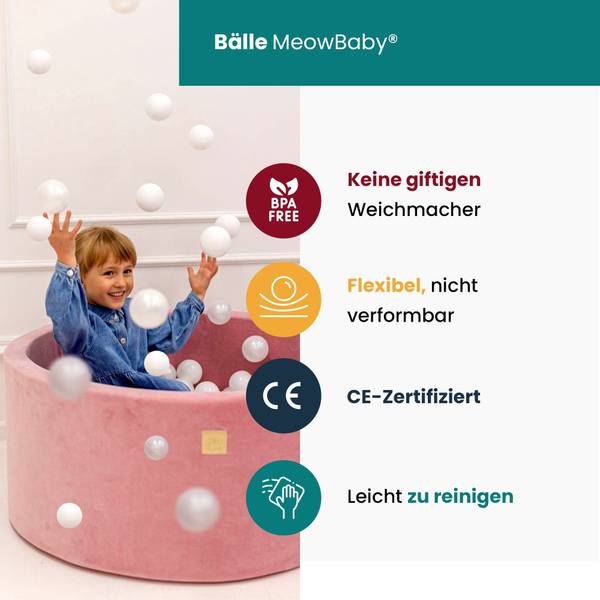 Spielplatz mit Bällebad Perlweiß
