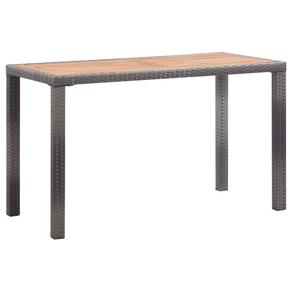 Gartentisch 3003039-2 Grau - Akazie - 60 x 74 x 123 cm