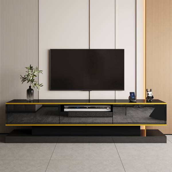 TV-meubel Electra Ⅱ zwart - goud
