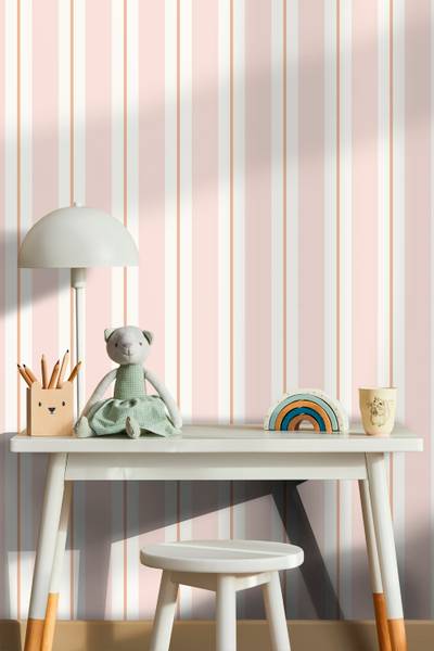 Tapete 640309 Pink - Papier - 53 x 1000 x 53 cm