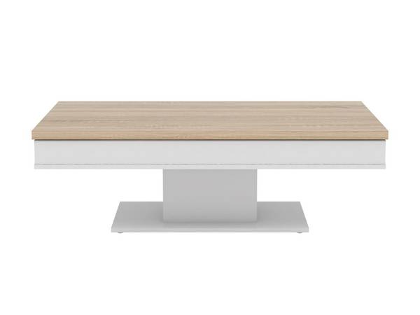 Couchttisch ASTULIA Beige - Holz teilmassiv - 59 x 40 x 146 cm