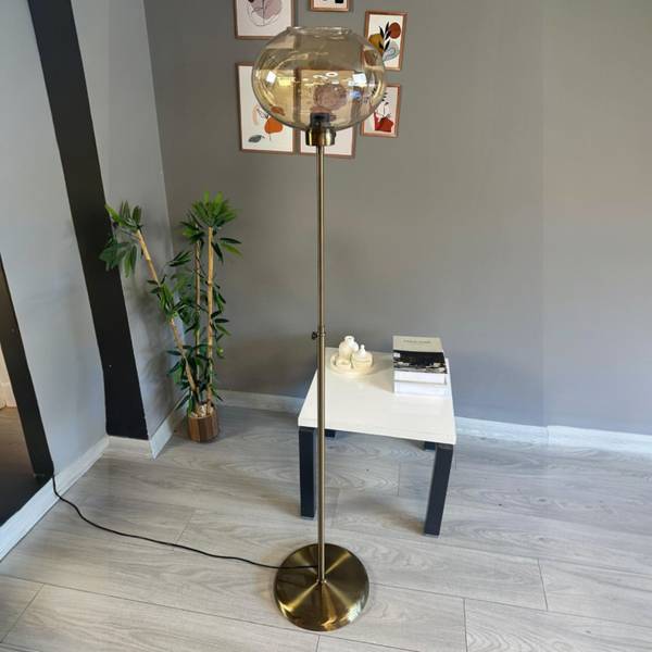 Stehlampe Koriel Metall - 37 x 175 x 37 cm