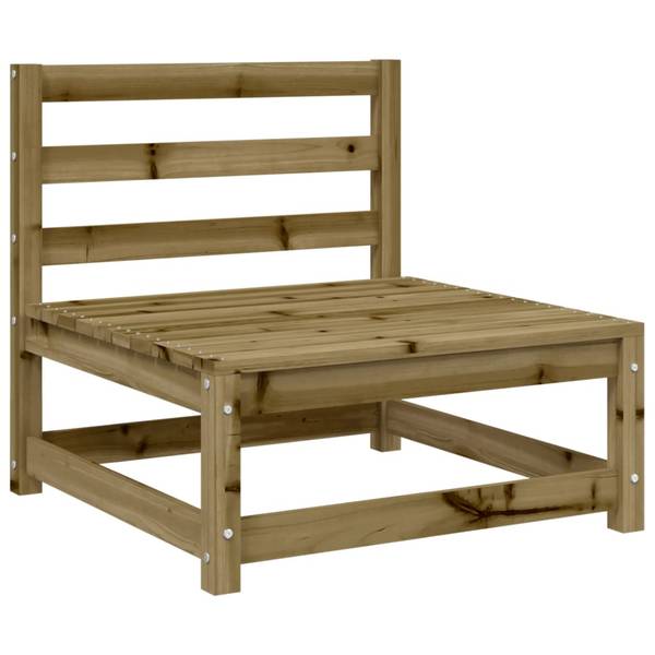 Garten-Lounge-Set 3042326-1 (8-teilig) Braun - Kiefer - 70 x 30 x 70 cm