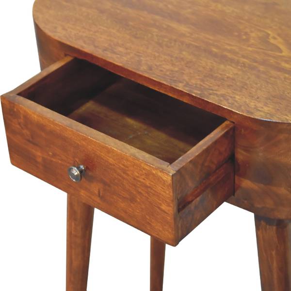 Console Albion Marron - Manguier - 60 x 78 x 30 cm