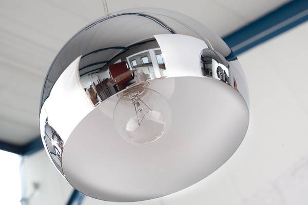 Hängeleuchte CHROMAGON Silber - Chrom - 20 x 14 x 20 cm