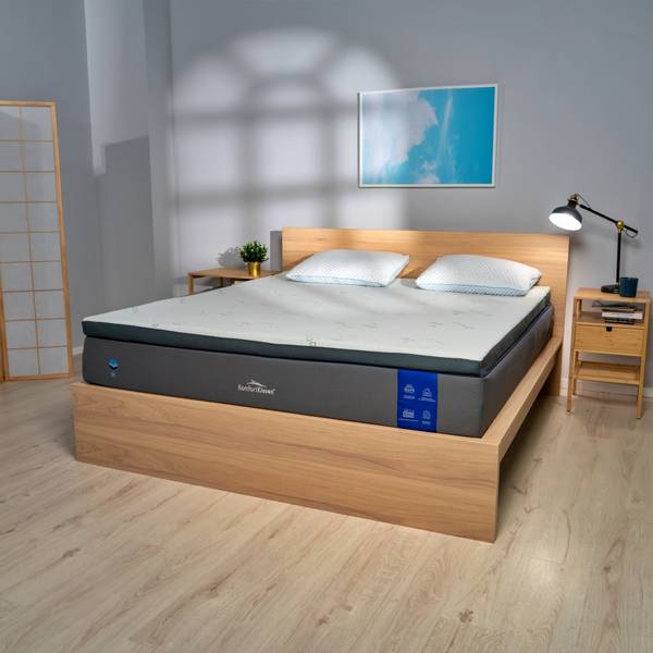 Gelschaum Matratzen KK180 Grau - Textil - 180 x 200 x 180 cm