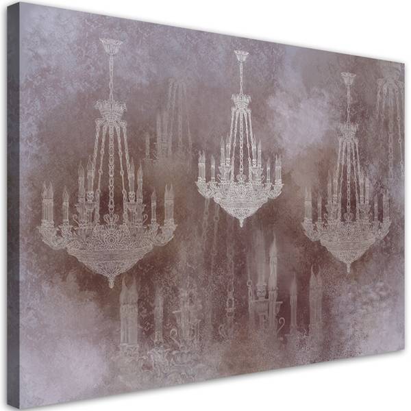 Wandbild kronleuchter 120 x 80 cm