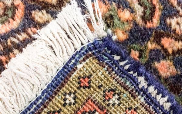 Orientteppich Nomadic Blau - Wolle - 68 x 1 x 95 cm