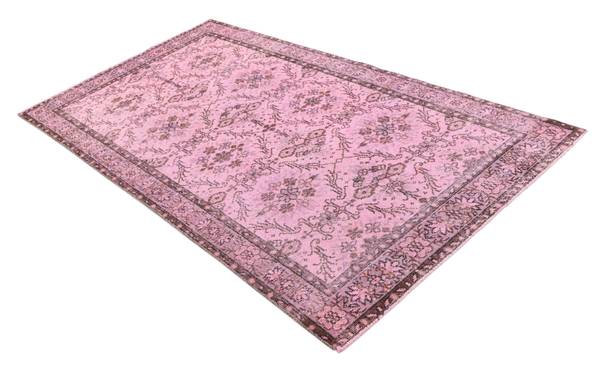 Tapis Ultra Vintage DCCXLIV Mauve - Laine - 114 x 1 x 213 cm