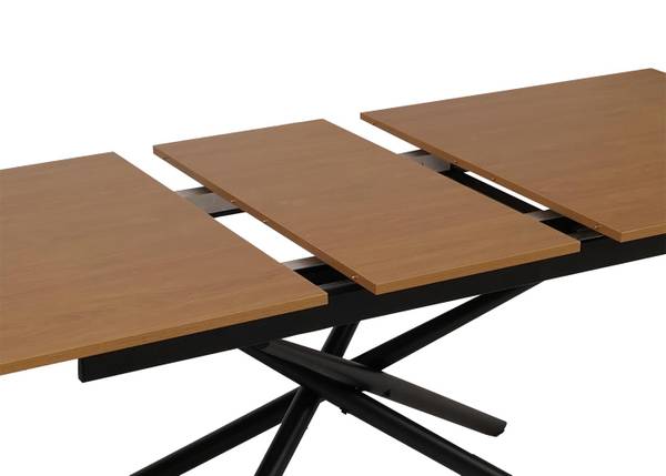 Eettafel O57 walnoothouten look
