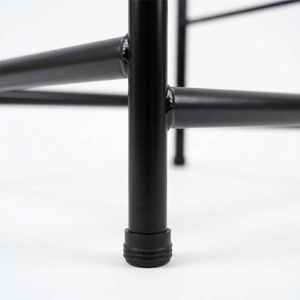 Reifenregal aus Stahl Schwarz - Breite: 53 cm