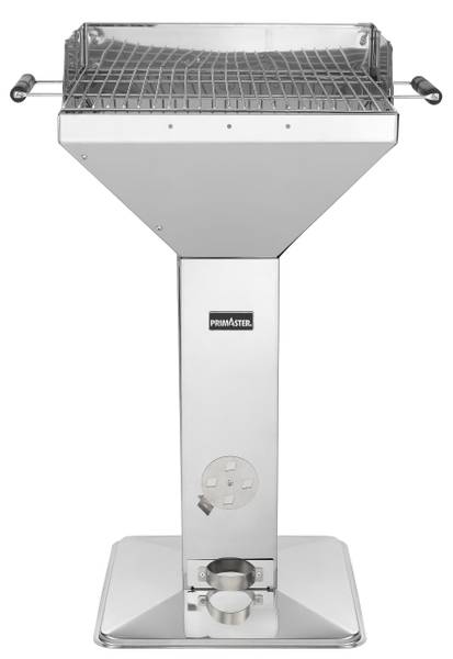 Trichtergrill DALTON Silber - Metall - 63 x 91 x 48 cm