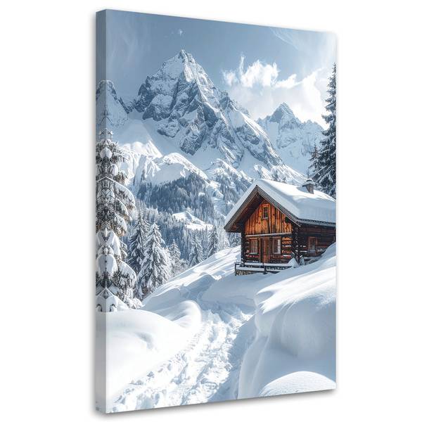 Wandbild Winter 40 x 60 cm
