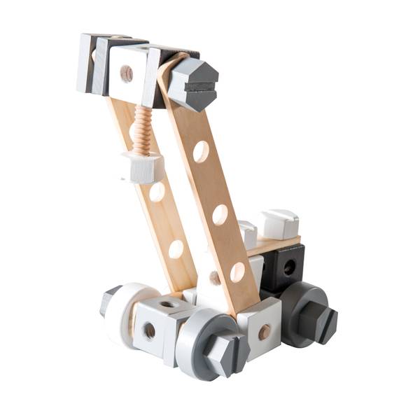 Jeu de construction en bois Marron - Bois manufacturé - 30 x 5 x 25 cm