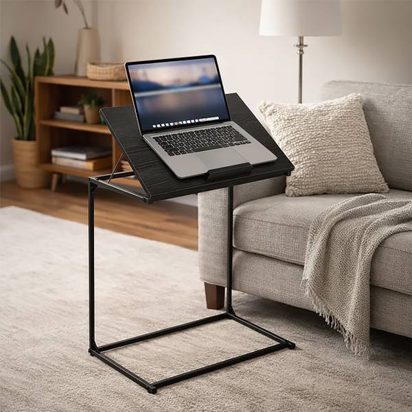 Beistelltisch für Laptop Schwarz