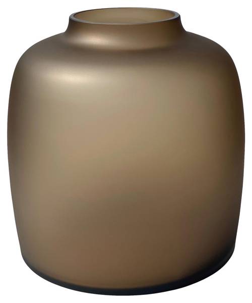 Vase BARTICA Grau - Glas - 25 x 25 x 25 cm