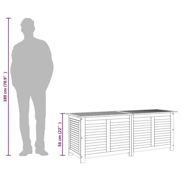 Gartentruhe 3033304 Tiefe: 150 cm