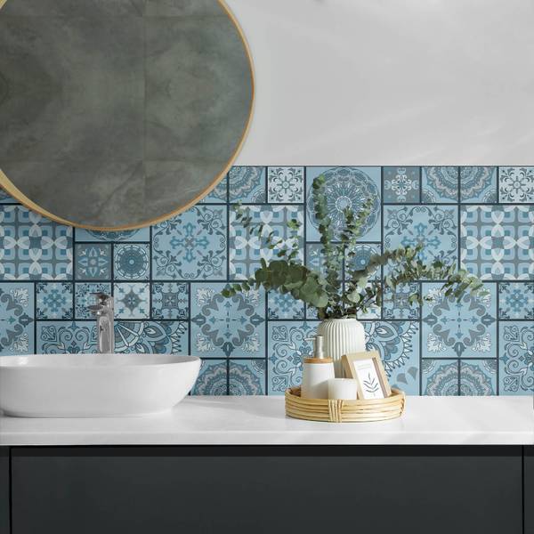 Klebepaneele Geo-Mosaik 100 x 50 cm