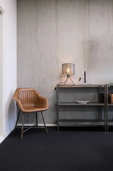 Tischlampe Kelly Silber - Metall - 25 x 40 x 25 cm