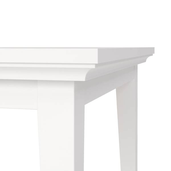 Esstisch Morgane Weiß - Holzwerkstoff - 180 x 76 x 95 cm