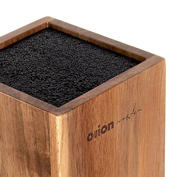 Messerblock 540591 Braun - Massivholz - 11 x 23 x 11 cm