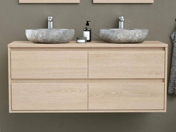 Doppelwaschtisch MILIPAM Tiefe: 120 cm