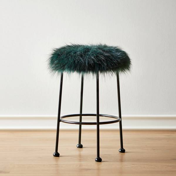 Hocker  LUZIE Grün - Metall - 30 x 50 x 30 cm