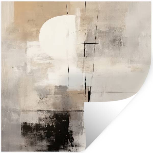WANDTATTOO Modern Grau - Polypropylen - 50 x 50 x 1 cm