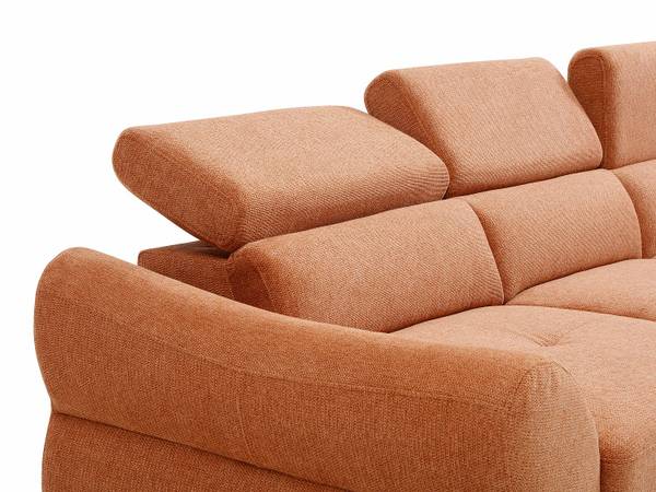 Schlafsofa VAVERDO Braun - Textil - 272 x 76 x 230 cm