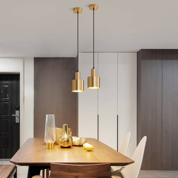 Pendelleuchten Linton Gold - Metall - 10 x 143 x 12 cm