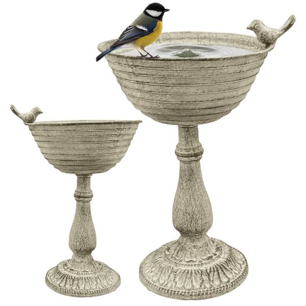 Vogeltränke 242466 Grau - Metall - 23 x 32 x 20 cm
