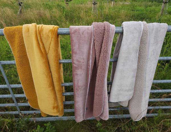 Plaid Lotus Braun - Polyester - 130 x 5 x 170 cm