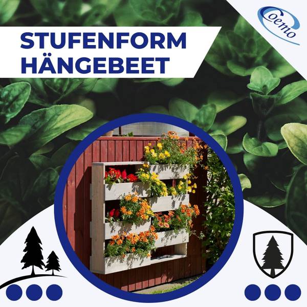 Vertikalbeet RIGA Grau - Holzwerkstoff - 110 x 93 x 18 cm