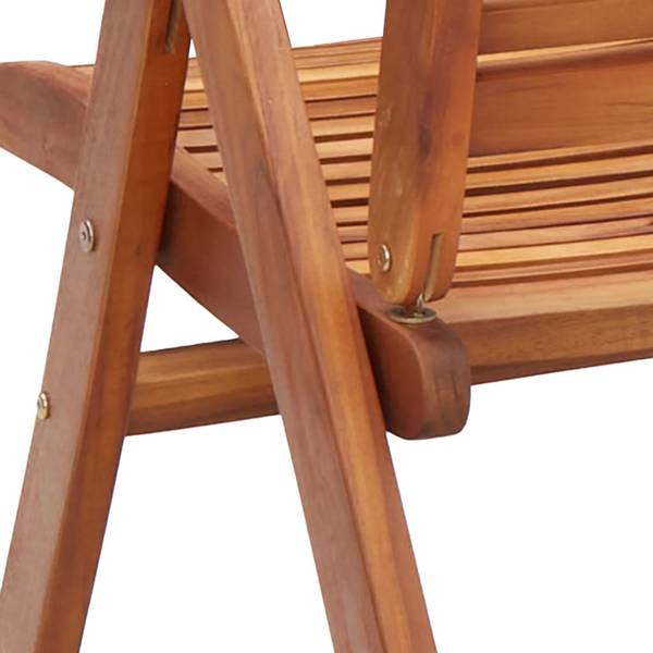 Chaise de jardin 3033677 (lot de 8) Marron - Acacia - 56 x 107 x 72 cm