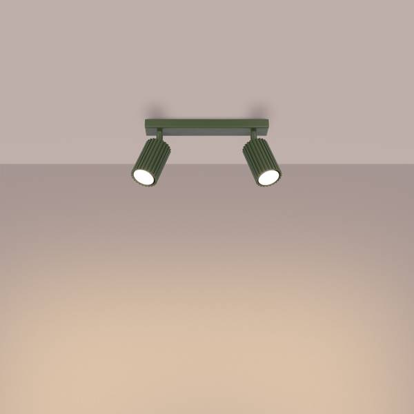 Deckenleuchte Karbon Grün