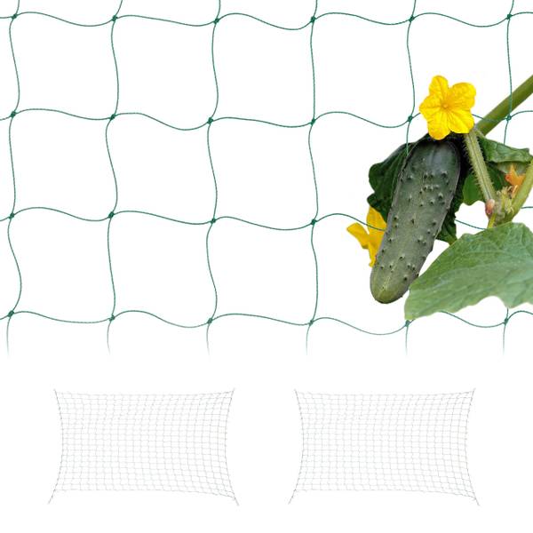 Ranknetz 180 x 500 cm 3er Set Grün - Polyethylen - 500 x 180 x 1 cm