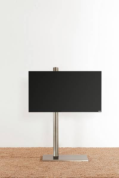 TV Ständer column art 118-ES Silber - Metall - 68 x 139 x 90 cm