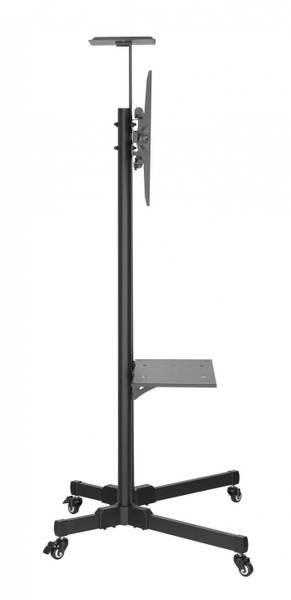 TV-Stand LUMT1028B Schwarz - Metall - 88 x 180 x 66 cm